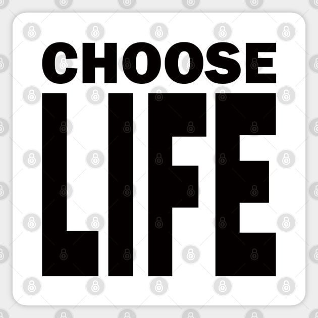 CHOOSE LIFE - Wham! Sticker by Uri_the_Red